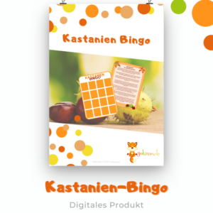 Kinderyoga Kastanien Bingo