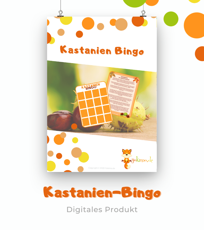 Kinderyoga Kastanien Bingo Kinderyoga Kastanien Bingo