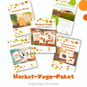 Kinderyoga Herbst Halloween Stundenbilder